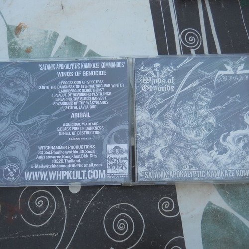 Winds Of Genocide / Abigail Satanik Apokalyptic Kamikaze Kommandos CD album