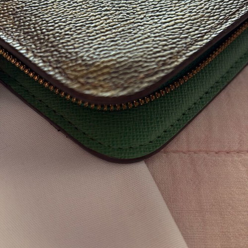 LV wallet like new, green