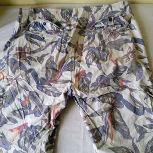 Cargo floral Bermuda Black Number vintage size 52 used