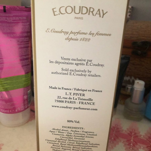 E.Coudray Amber er Vanille perfume new, authentic