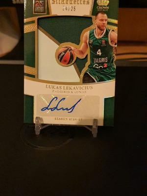 Panini Euroleague Crown Royale 2024-25 Lukas Lekavicius Patch Auto /25