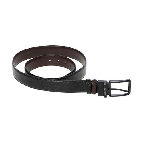 Lavor leather belt double-sided black brown new