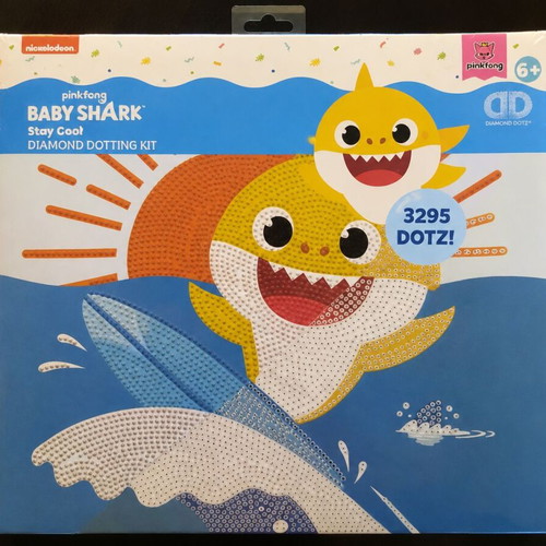 Diamond Dotz Baby Shark Stay Cool diamond painting kit