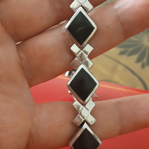 Sterling silver 925 bracelet 19 cm length, 30 grams, like new