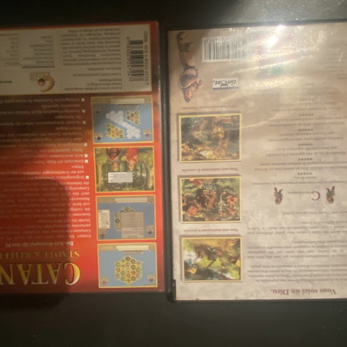 Catan and Cultures 2 PC games like new, set of 2