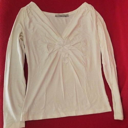 More & More blouse size S white like new