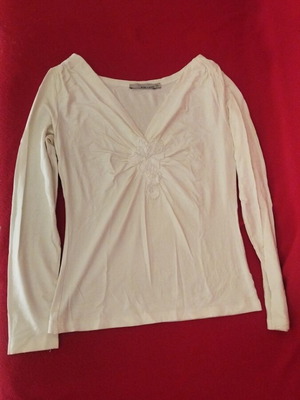 More & More blouse size S white like new