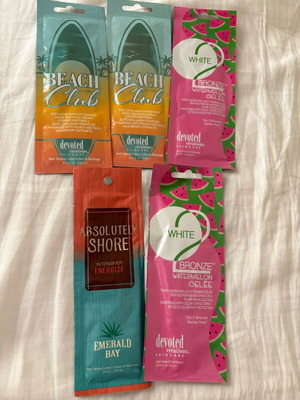 Lotions for solarium