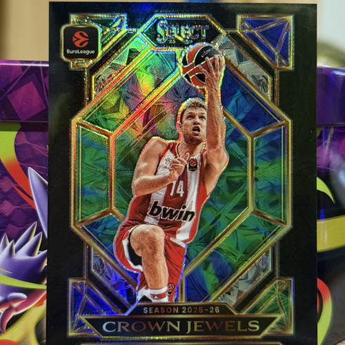 Sasha Vezenkov Crown Jewels case hit basketball card