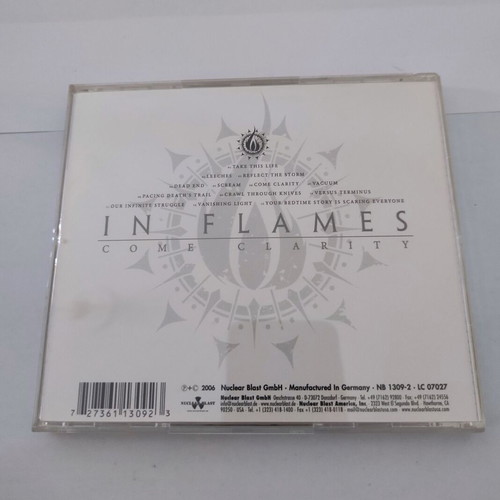 In Flames Come Clarity CD like new, melodic death metal