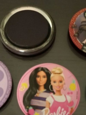Barbie and Santoro Gorjuss collectible magnets set of 5 new