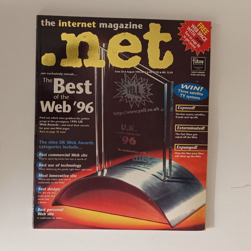 .net Magazine Issue 22 August 1996 like new