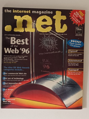.net Magazine Issue 22 August 1996 like new