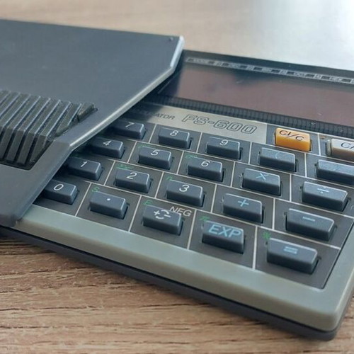 Canon FS-600 scientific statistical calculator vintage like new