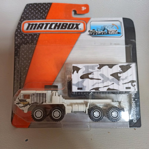 Matchbox Oshkosh Tow Truck HEMTT A4 RW019 Winter Camo new sealed