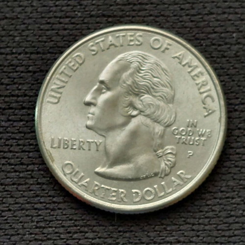 1/4 Dollar Coin USA used, 2000, South Carolina 1788