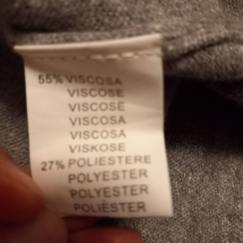 Grey crop sweater like new, women's L/XL