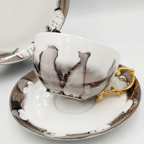 Furstenberg vintage porcelain coffee set used