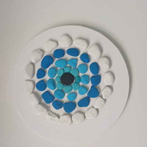 Evil Eye Mandala Handmade Coastal Decor new