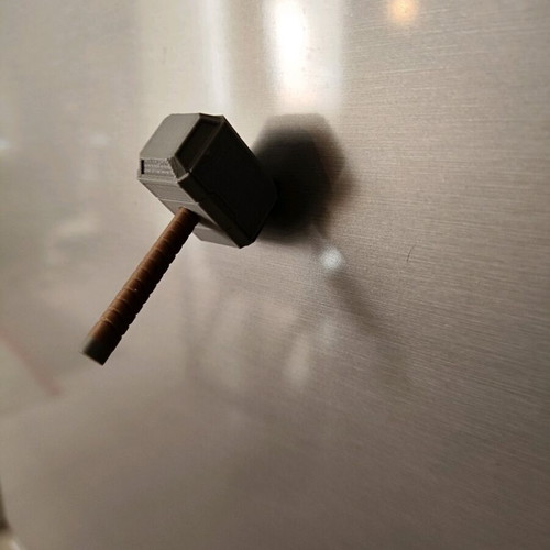 Mjölnir magnet new 3d printed, 5 cm length