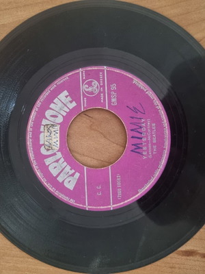 The Beatles rare 45 RPM vinyl record used, rock