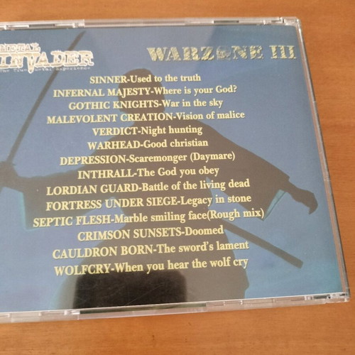 Warzone III CD in excellent condition