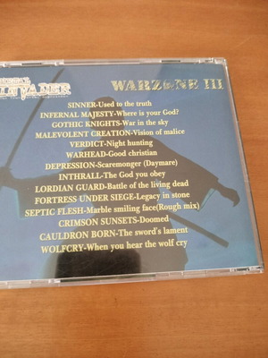 Warzone III CD in excellent condition