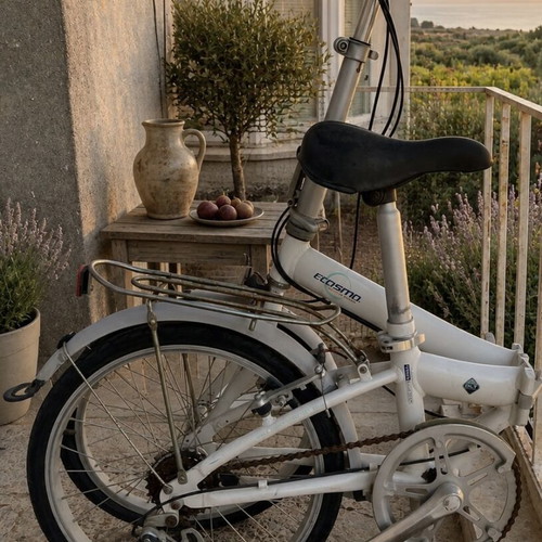 Ecosmo Folding City Bike 20" Aluminum with Shimano Gears used