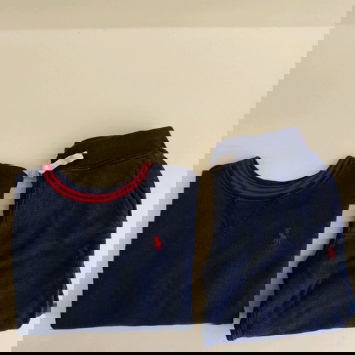 Σετ μακρυμάνικη μπλούζα και φόρμα Polo Ralph Lauren βαμβακερά, σαν καινούργια