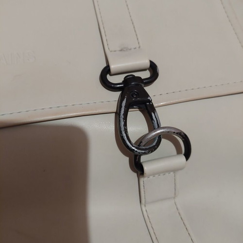 Rains backpack used, gray color, small inner pocket