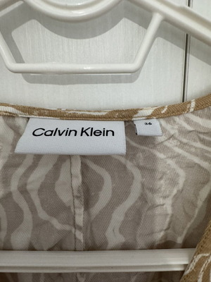 Calvin Klein dress new, medium, beige