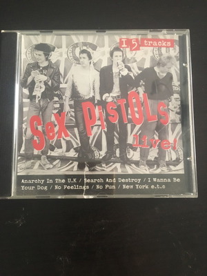 Sex Pistols Live CD μεταχειρισμένο, punk