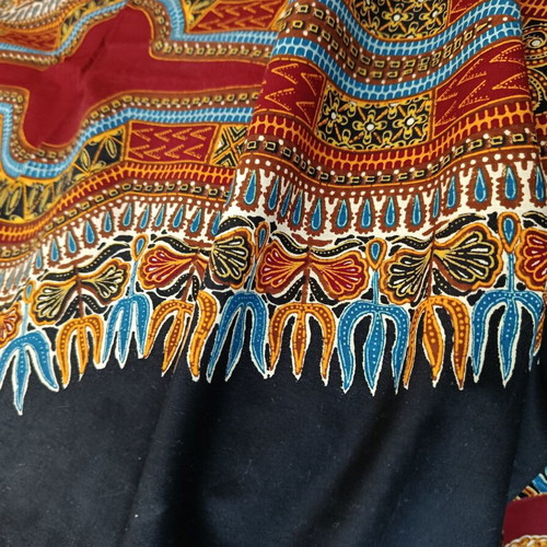 African fabric large size new 117×355 cm
