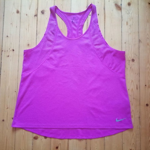 Nike Dri-FIT women's sports tank top, pink, size XL