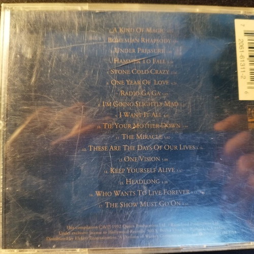 Classic Queen CD used, rock genre