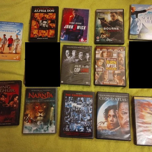 Lot of 15 used DVDs with various movies