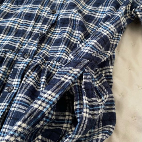 Plaid Flannel Babydoll Dress like new, size XS
