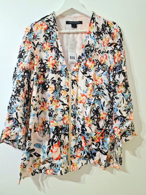 French Connection Floral Top New, Size XS