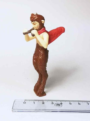 Plastic toy figure McDonalds whistle Narnia Tumnus used