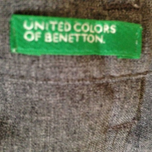 Grey United Colours of Benetton pants used size 44