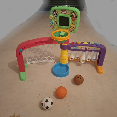 Little Tikes 3-in-1 Sports Zone interactive toy used