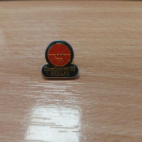 Rare collectible pins from Greek sports events, like new