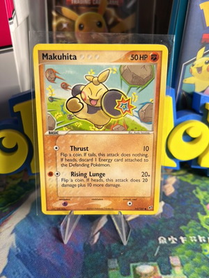 Makuhita EX Deoxys 2005 Pokemon card like new