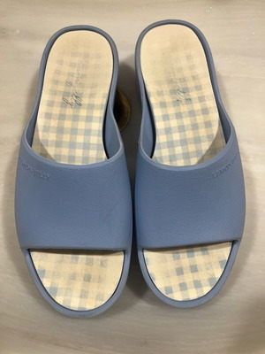 Lemon Jelly slippers used, very light, blue, size 40