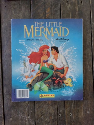 Panini The Little Mermaid sticker album used with stickers