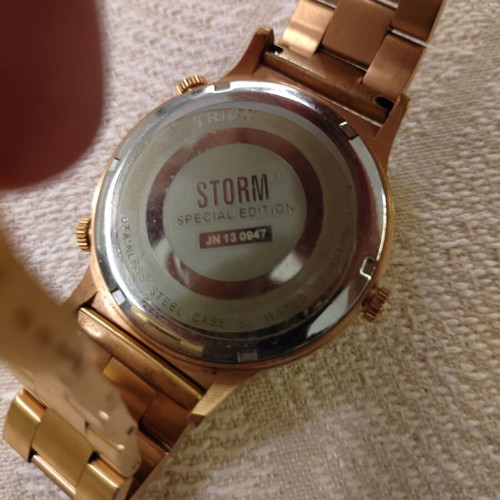 Storm London Trion Rose Gold wristwatch used, special edition
