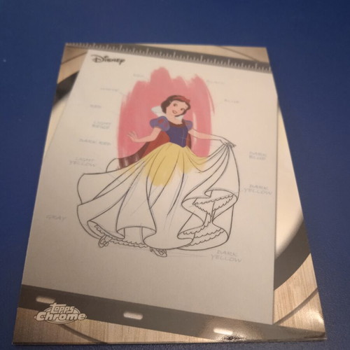 Snow White Disney Topps Chrome 2026 Ink and Paint Card new