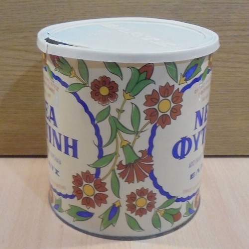 Elais Nea Fytini old used metal packaging 2.5 kg