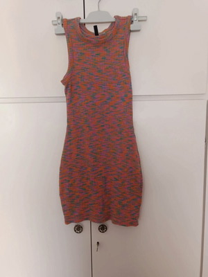 H&M Mini Summer Dress like new, size XS-S, multicolor orange