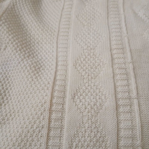 Ecru sweater like new with low turtleneck